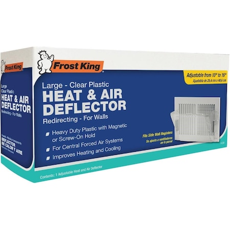 Frost King 10 In. to 16 In. Heat and Air Deflector HD9